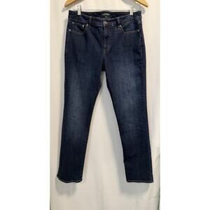 Ralph Lauren | LRL Modern Straight Curvy Dark Wash Denim Jeans Heritage-Size 8